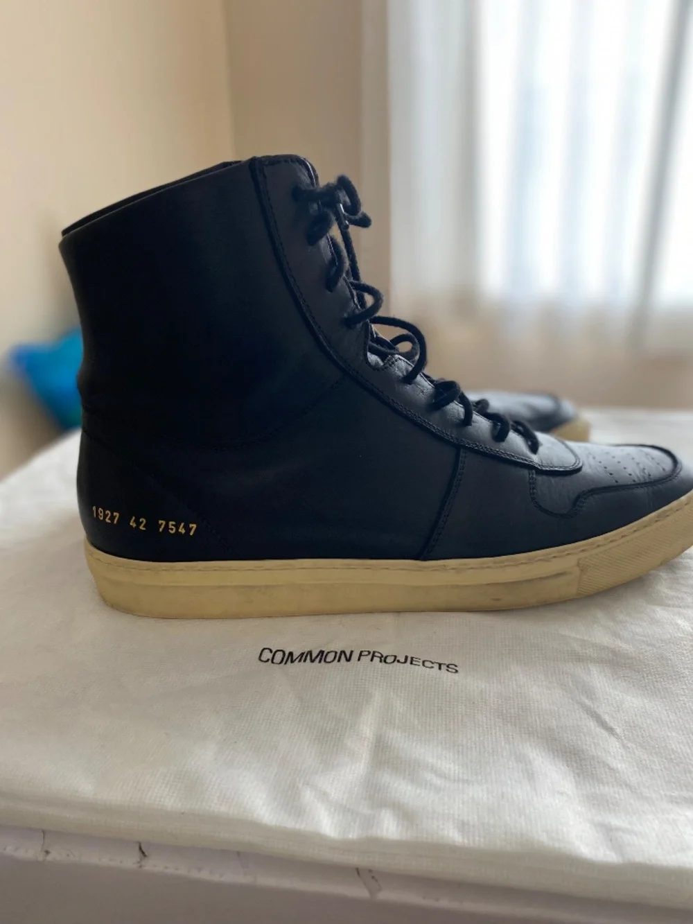 Common projects B-ball vintage high tops black 42 - Picture 3 of 6